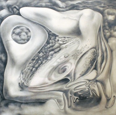 Рисунок под названием "Vacuum" - Chuck Cameron, Подлинное произведение искусства, Карандаш