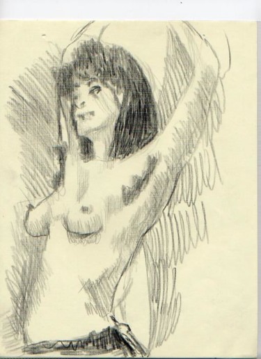 Drawing titled "S Figure Study 3" by Cboy Charles Boyer, Original Artwork