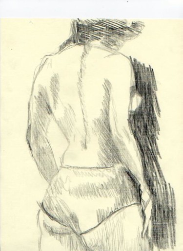 Drawing titled "S Figure Study 4" by Cboy Charles Boyer, Original Artwork