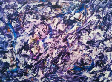 Картина под названием "Abstraction № 1034" - Chudo Tvoretz, Подлинное произведение искусства, Акрил
