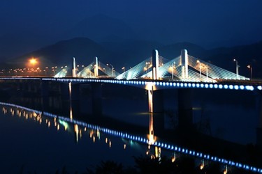 摄影 标题为“三门江大桥” 由Chunfang Yang, 原创艺术品