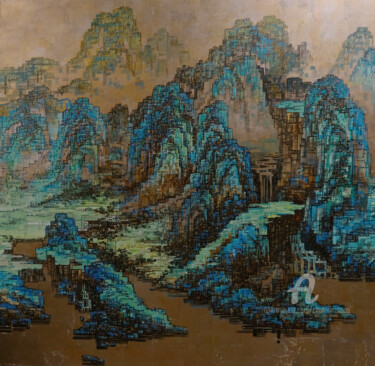 Painting titled "Impressions of Natu…" by Chunlei Zhang, Original Artwork, Oil