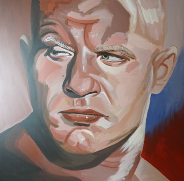 Chun-Li - "THE LAST EMPEROR", Fedor Emelianenko, 2021 Malerei mit dem Titel "Chun-Li - "THE LAST…" von Chun-Li, Original-Kunstwerk, Acryl