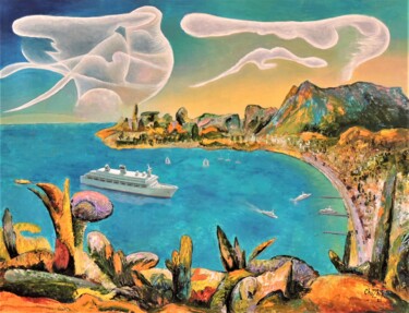 Malerei mit dem Titel "Seascape 2882" von Chuzhik, Original-Kunstwerk, Öl