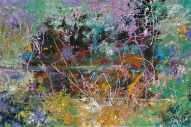 Malerei mit dem Titel "Landscape 9-21" von Chuzhik, Original-Kunstwerk, Öl