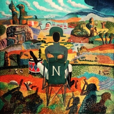 Pintura titulada "Waterloo" por Chuzhik, Obra de arte original, Oleo