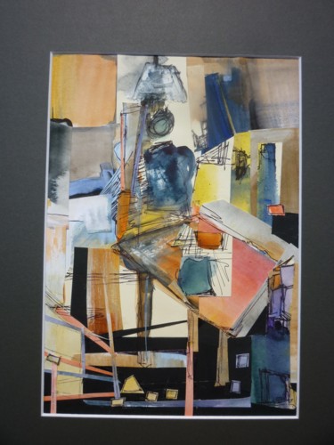 L'atelier du gemmologue 30x40 cm ©2017 par Christelle Veron Cherbonnier