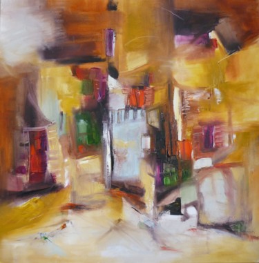Les échoppes 80x80 cm ©2018 par Christelle Veron Cherbonnier