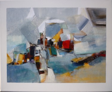 Balnéaire 38x46 cm ©2018 par Christelle Veron Cherbonnier