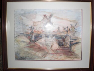 Painting titled "watercolour view fr…" by Macthreinir, Original Artwork