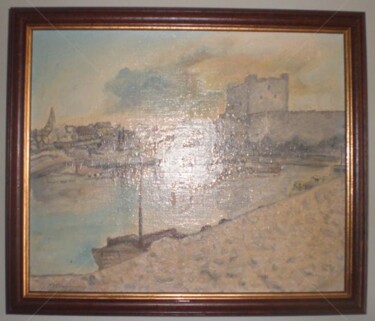 Painting titled "castle" by Macthreinir, Original Artwork