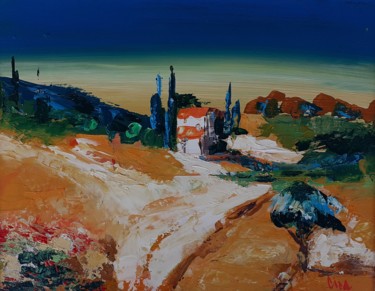 Malerei mit dem Titel "Petite Provence" von Cica, Original-Kunstwerk, Öl