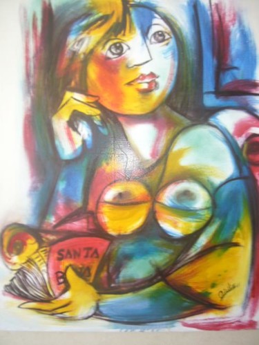Pintura titulada "La  pretenciosa inm…" por Cicilio, Obra de arte original, Oleo