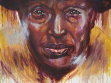 Peinture intitulée "L'HOMME / THE MAN" par Cielle Lucia, Œuvre d'art originale, Huile