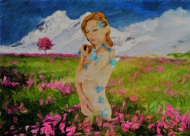 Afloramento Arte digital titulada "Afloramento" por Ciezar, Obra de arte original, Pintura Digital