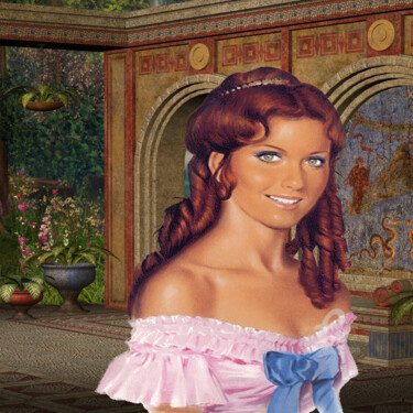 Digital Arts titled "Princesa Catherine" by Ciezar, Original Artwork, Photo Montage