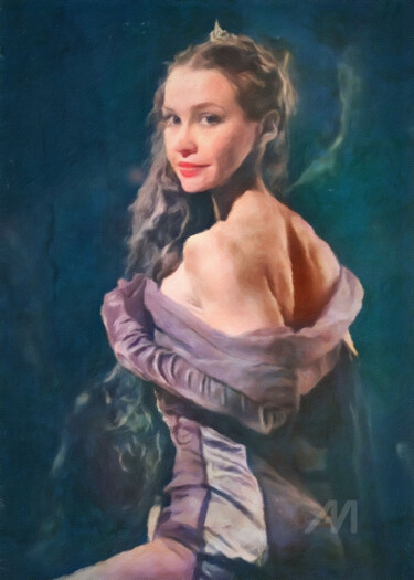 Alexandra Arts numériques intitulée "Alexandra" par Ciezar, Œuvre d'art originale, Peinture numérique
