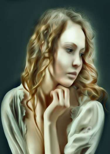 Digital Arts titled "Esther" by Ciezar, Original Artwork, Digital Painting