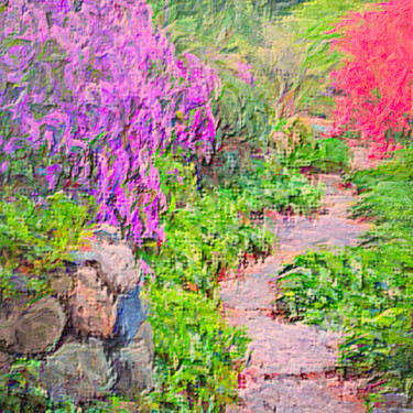 Digital Arts titled "Temporada de flores" by Ciezar, Original Artwork, Digital Painting