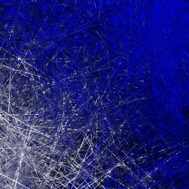 Artes digitais intitulada "Dark Side of Blue L…" por Cila, Obras de arte originais, Pintura digital