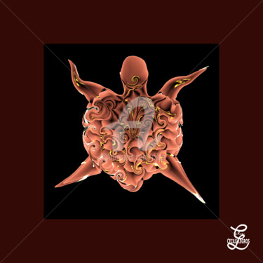 "tortue coeur choco" başlıklı Dijital Sanat Cilce tarafından, Orijinal sanat