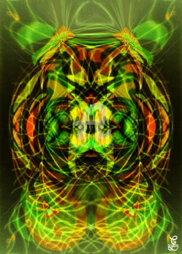 Digital Arts titled "ours psiko" by Cilce, Original Artwork
