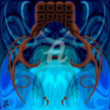 Digital Arts titled "01-esprit choco" by Cilce, Original Artwork