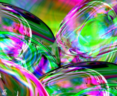 Digital Arts titled "BULLES" by Cilce, Original Artwork, Other