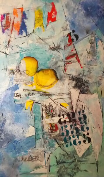 9 et demie Peinture intitulée "9 et demie" par Phil Cincinati, Œuvre d'art originale, Acrylique