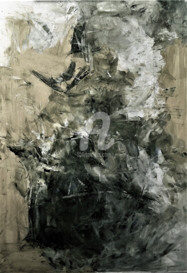 Peinture intitulée "Paint it black" par Phil Cincinati, Œuvre d'art originale, Acrylique