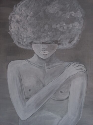 Painting titled "Nude" by Cindy Airiau, Original Artwork, Acrylic