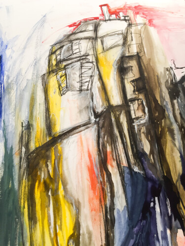 Pittura intitolato "Five days home" da Cindy Haustant, Opera d'arte originale, Acrilico