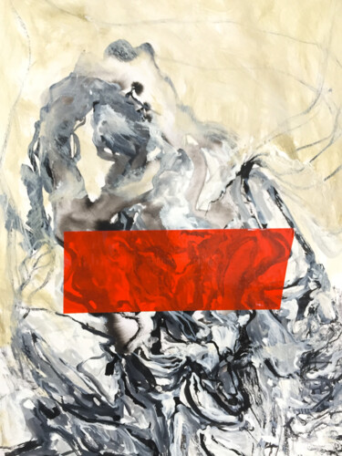 Pittura intitolato "You are here" da Cindy Haustant, Opera d'arte originale, Acrilico