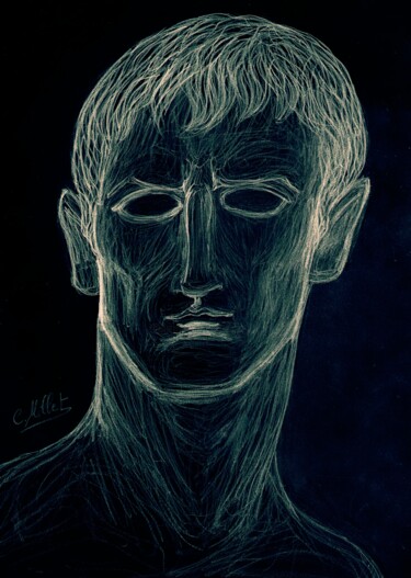 Drawing titled "Portrait de Napoléo…" by Cindy Millet, Original Artwork, Digital Photography