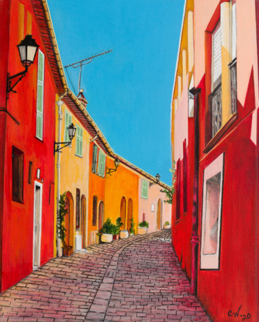 Follow the Shadow Brick Road Painting titled "Follow the Shadow B…" by Cindy Wolsfeld, Original Art, Acrylic