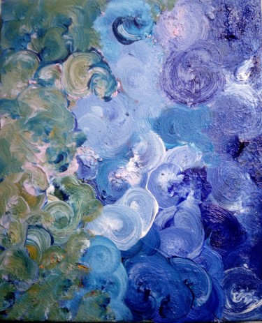 Pittura intitolato "Blu" da Cinzia Barresi, Opera d'arte originale, Acrilico