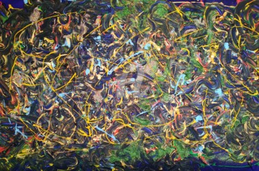 Painting titled "AMAZZONIA" by Cinzia Dorigato, Original Artwork, Acrylic