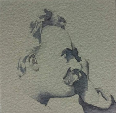 제목이 "Nietzsche"인 그림 Cinzia Rutigliano로, 원작, 수채화