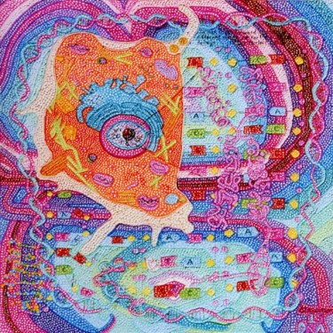 Painting titled "Molecular Structure…" by Ecs25858, Original Artwork