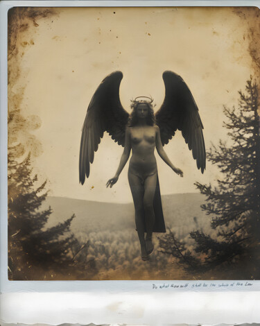 Photography titled "Light Archangel No.…" by Ciro Ayala (KIR), Original Artwork, Analog photography