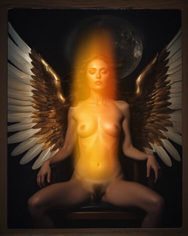 Photography titled "Light Archangel No.…" by Ciro Ayala (KIR), Original Artwork, Manipulated Photography