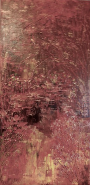 Painting titled "SOUS-BOIS" by Cisa, Original Artwork