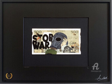 Zeichnungen mit dem Titel "STOP WAR" von Ciscø (Art2ciscø), Original-Kunstwerk, Acryl Auf Aluminium montiert