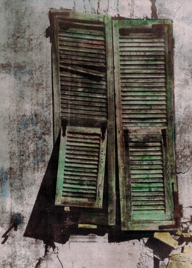 Фотография под названием "la fenêtre oubliée.…" - Francesco Damosso, Подлинное произведение искусства, Пленочная фотография