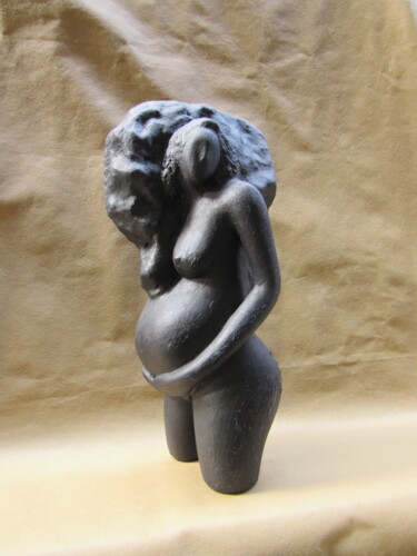Escultura titulada "Sculpture The Gesta…" por Cister Silva, Obra de arte original, Hormigón celular