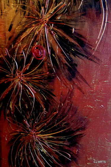 Pittura intitolato "WILD FLOWER" da Cj Arts, Opera d'arte originale, Acrilico