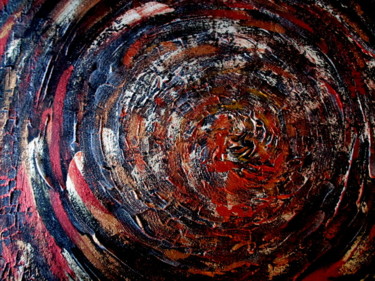 Painting titled "HURRICANE" by Cj Arts, Original Artwork, Acrylic