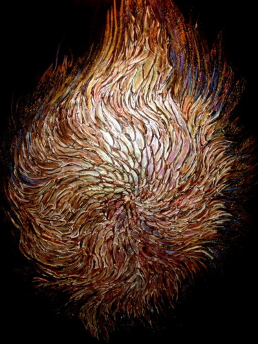 Peinture intitulée "NEW WAVE HAIR" par Cj Arts, Œuvre d'art originale, Acrylique