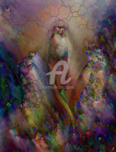 "L'apparition" başlıklı Dijital Sanat Cj Perin tarafından, Orijinal sanat, Dijital Resim