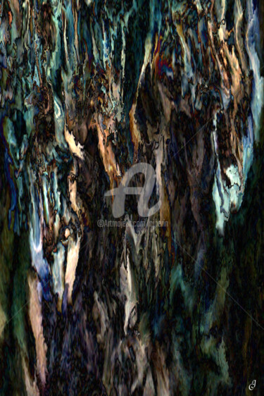Digital Arts titled "stalactites" by Cj Perin, Original Artwork, Digital Painting